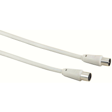 Hama antennakábel dupla árnyékolt fehér 7.5m (42964) kábel és adapter