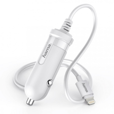 Hama Car charger Lightning (MFI) (iPad, iPhone) 2,4A White tablet kellék