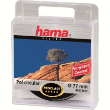 Hama cirkuláris polárszűrő, AR coated, 77.0mm, Fekete objektív szűrő