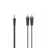 Hama FIC 3,5MM Jack 2RCA öszzekötőkábel 1,5m Black 00205110