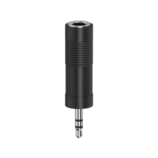 Hama FIC 3,5mm Jack - 6,3 mm Jack adapter, fekete (205196) audió/videó kellék, kábel és adapter