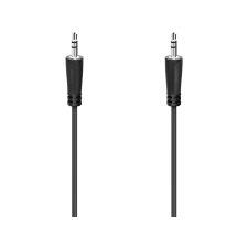 Hama FIC 3,5mm jack összekötő kábel, 5 méter, fekete (205116) audió/videó kellék, kábel és adapter