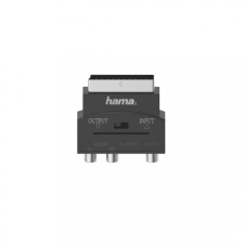 Hama Fic AV SCART-3RCA-SVHS out/in Black 00205268 kábel és adapter