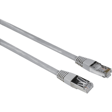 Hama FIC patchkábel CAT5E F/UTP, 1 GBPS, ECO, 10 méter, szürke (200918) kábel és adapter