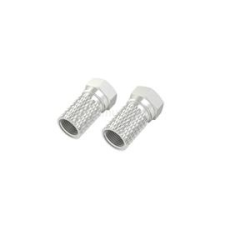 Hama FIC szerelhető 5,5mm menetes SAT F dugó 2db (HAMA_205204) kábel és adapter