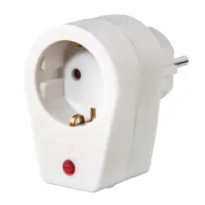 Hama FIP hálózati túlfeszültség védő adapter fehér villanyszerelés