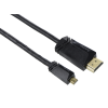 Hama High Speed HDMI Cable type A plug - type D plug (micro) Ethernet 1,5m Black