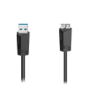Hama Kábel HAMA USB-A 3.0/Micro-USB 1,5m fekete