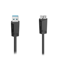 Hama Kábel HAMA USB-A 3.0/Micro-USB 1,5m fekete kábel és adapter