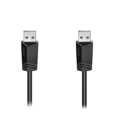 Hama Kábel hama usb-a dugó 1,5m fekete 00200601 kábel és adapter