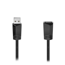 Hama Kábel hama usb-a hosszabbító 1,5m fekete 00200619 kábel és adapter