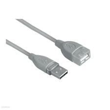 Hama Kábel hosszabbító USB 1,8 m A-A típus kábel és adapter