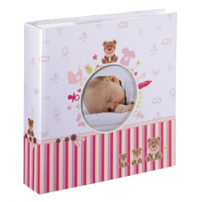 Hama Kereskedelmi Kft. Hama fotóalbum, 10x15 cm, 200db, Baby, rószaszín fényképalbum