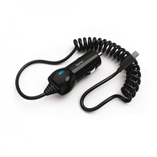Hama Micro-USB autós töltő tekercselt kábellel 2,4A fekete (183248) mobiltelefon kellék