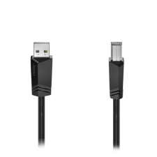 Hama Nyomtató kábel HAMA USB-A/USB-B 1,5m fekete kábel és adapter
