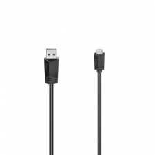 Hama USB 2.0 MicroUSB Adatkábel 3m Black kábel és adapter