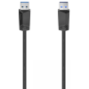 Hama USB 3.0 Összekötő Fekete 1.5m 200624