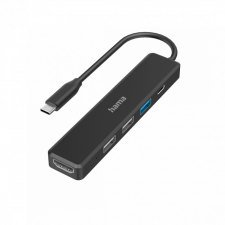 Hama USB 3.2 GEN1 TYPE-C 5IN1 Docking Adapter Black laptop kellék