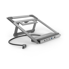 Hama USB 3.2 USB-C notebook dokkolóállomás és HUB ezüst (200139) (h200139) laptop kellék