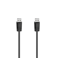 Hama USB-A - USB-A kábel 1.5m fekete (00200601) (00200601) kábel és adapter