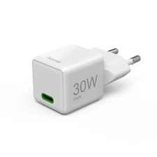 Hama USB-C mini hálózati töltő 30W fehér (00201982) (00201982) mobiltelefon kellék