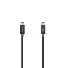 Hama USB-C - USB-C 5A, 240W kábel 1m fekete (200779) (hama200779) kábel és adapter
