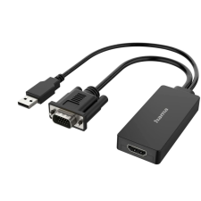 Hama VGA+USB-A - HDMI adapter (200342) (hama200342) kábel és adapter