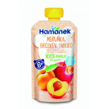 Hamanek HAMÁNEK Őszibarack, sárgabarack, alma 100 g bébiétel
