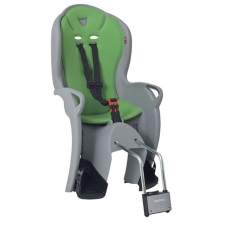 HAMAX Kiss Gyerekülés kerékpár vázra - zöld-szürke kerékpáros gyermekülés