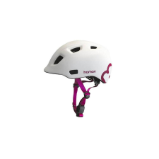 HAMAX Thundercap gyerek bukósisak, S-es (47-52 cm), fehér, rózsaszín logóval kerékpáros sisak
