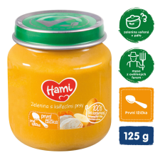  HAMI Zöldség csirkehússal (125 g) - hús-zöldség bébiétel bébiétel
