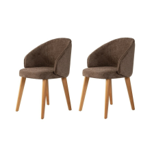 Hanah Home Bentley Brown és Dark Oak étkezőszék szett, 2 db, barna bútor