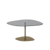  Hanah Home Coffee Table Dark Grey Gold Soho - Dark Grey, Soho