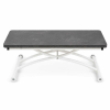  Hanah Home Dohányzóasztal BlackWhite Mini Juppo Ext - Fekete Sas, Fehér