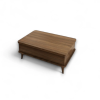  Hanah Home Dohányzóasztal Walnut Dy Ada - Diófa