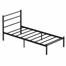  Hanah Home Egyszemélyes ágykeret Fekete Basic - Fekete 100x200 lakástextília