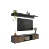  Hanah Home Elia TV-állvány fa, fekete