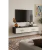  Hanah Home Ida 120 komód - antracit, travertin