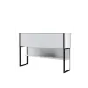  Hanah Home Komód Black White Luxe - Fekete, Fehér