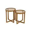  Hanah Home Nesting asztal (2 darab) Walnut Nil 2 - diófa szín:Walnut