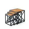  Hanah Home Nesting Table Pine Fly - 9407