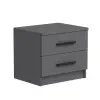  Hanah Home Nightstand Anthracite Kale - 4921