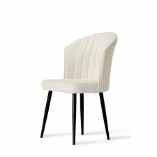 Hanah Home Rubi Cream and Black étkezőszék szett, 2 db, krém bútor