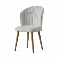 Hanah Home Rubi Cream and Walnut étkezőszék szett, 4 db, 4 db bútor