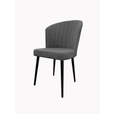 Hanah Home Rubi Grey and Black étkezőszék szett, 2 db, 2 db bútor