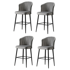Hanah Home Rubi Grey bárszék szett, 4 db, 4 db bútor