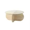  Hanah Home Travertine Bubble dohányzóasztal - átlátszó
