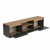  Hanah Home TV állvány Anthracite Atlantic Pine Sentinel - Antracit, Atlanti fenyő