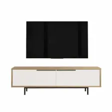 Hanah Home TV állvány Natúr fehér Boh1-Sw bútor