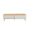  Hanah Home TV állvány Sapphire Oak White Riso - Zafír Tölgy, Fehér